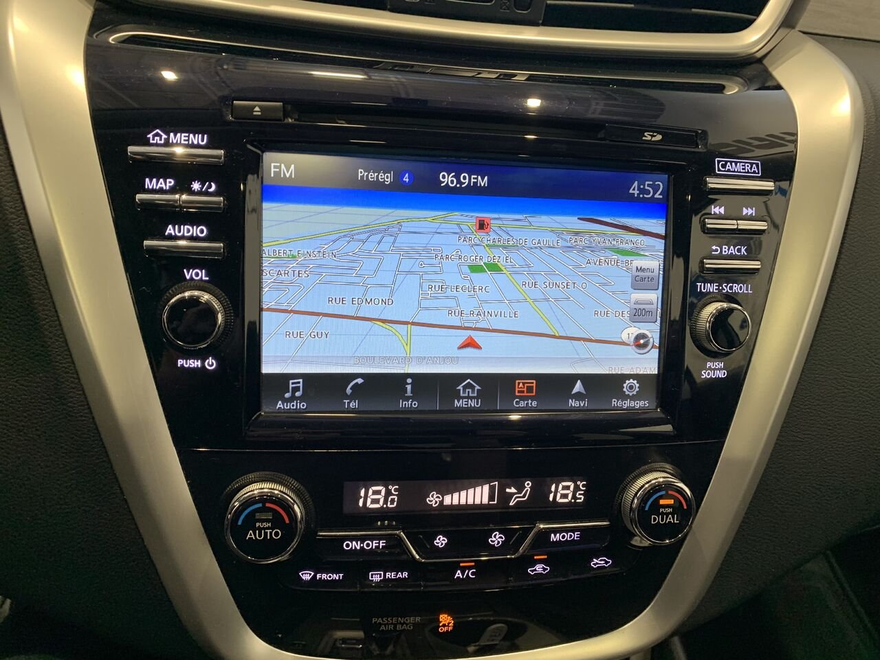Nissan Murano SL AWD AWD+3.5L+ROOF+NAV+CUIR 2017 Rouge Châteauguay - photo #26
