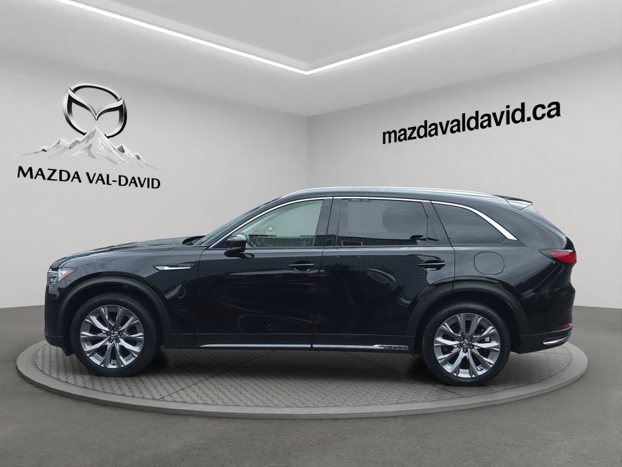 Mazda CX-90 hybride léger GT TI, 7PASSAGERS, SIEGE CHAUFFANTS AVANT ET ARRIÈRE, TOIT PANORAMIQUE 2025 Noir