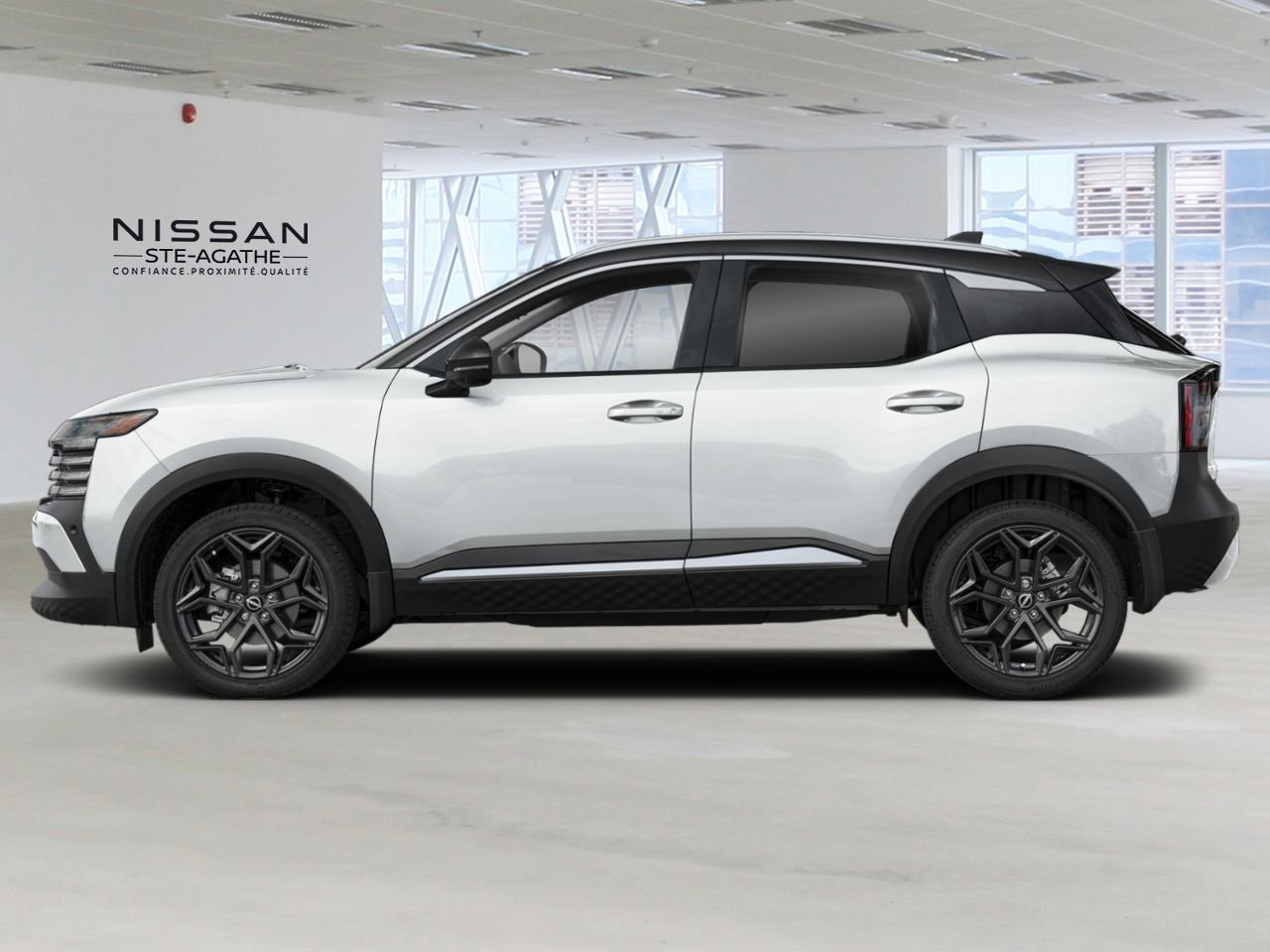 2027 Nissan Kicks Aspen White TriCoat/Super Black Ste-Agathe des Monts - photo #1