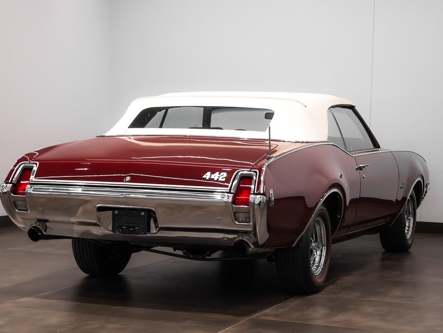 Oldsmobile 442 1969 1969 Rouge