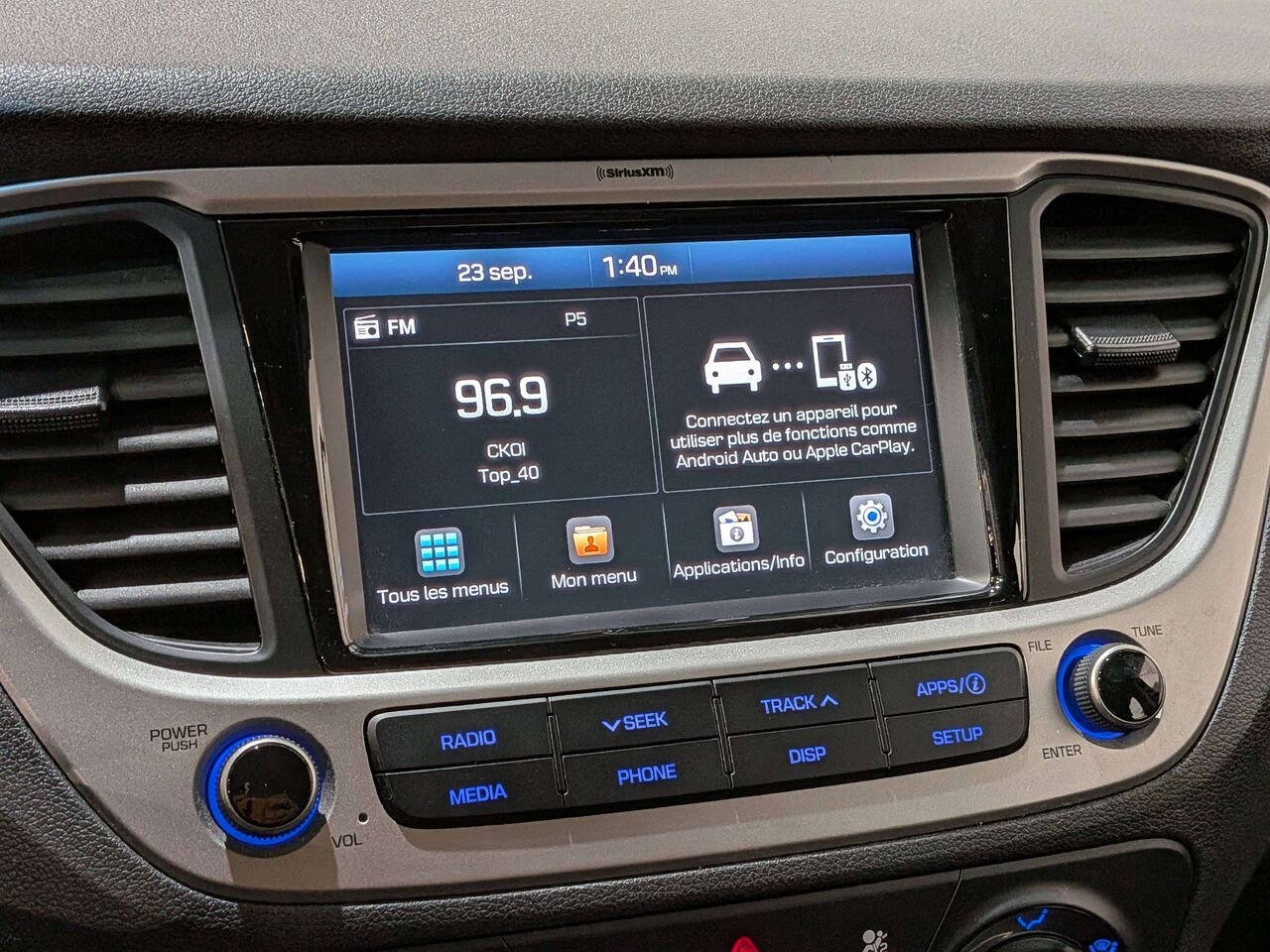2020 Hyundai Accent 5 Door Preferred IVT Black Val-David - photo #19