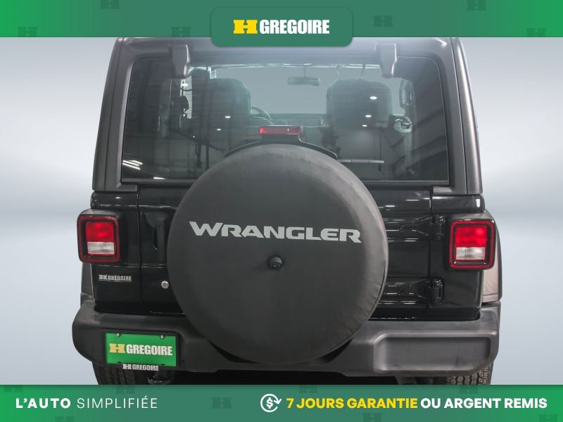 Jeep Wrangler 821782 | Sport 4WD AUTO A/C MAGS CAM RECUL BLUETOOTH 2019 Noir Laval - photo #5