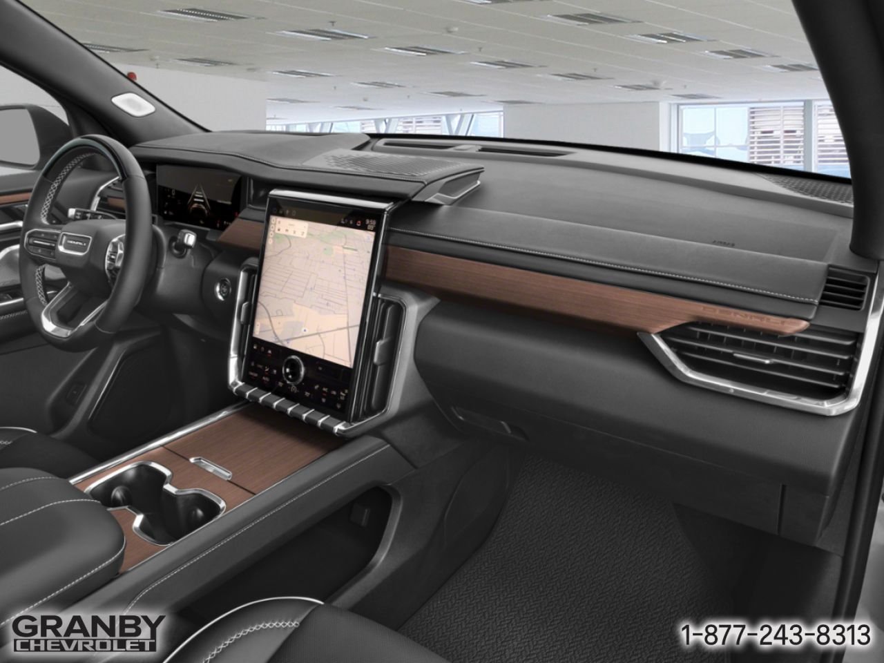 GMC Acadia ACADIA AWD DENALI ULTIMATE (5SD) | 27-0327 2027 BLANC GLACIER, TRIPLE COUCHE Granby - photo #6