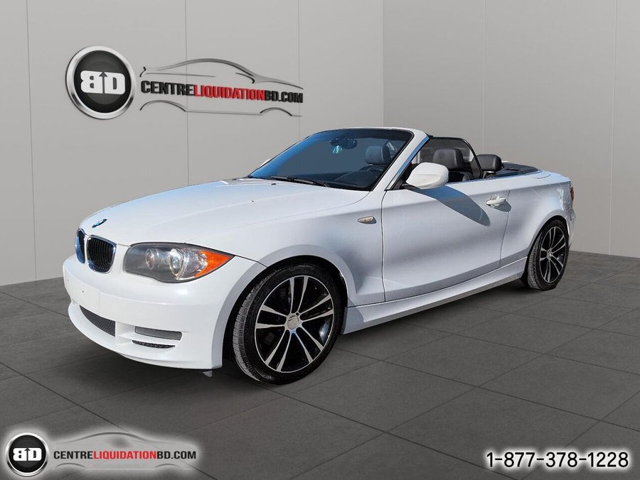 2011 BMW Série 1 Cabriolet 2 portes 128i White