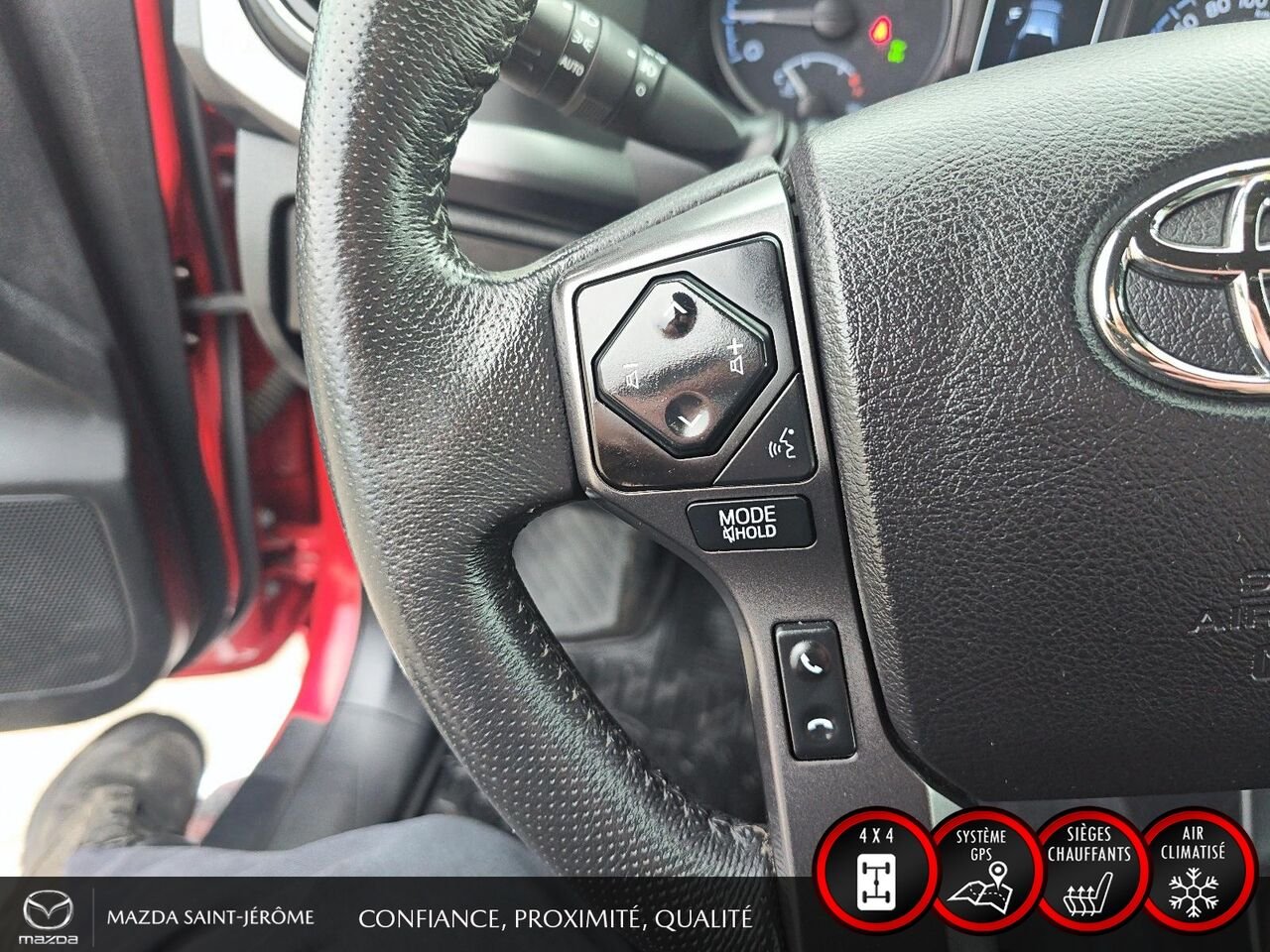 2021 Toyota Tacoma TRD SPORT | 1 PROPRIÉTAIRE | CREWCAB | V6 | 4X4 | AUTOMATIQUE Red Saint-Jérôme - photo #14