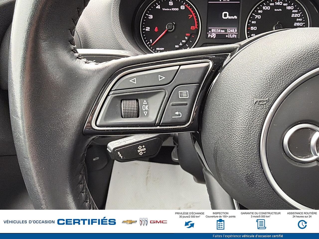AUDI A3 Komfort 45 TFSI quattro 2019 Noir Montmagny - photo #11
