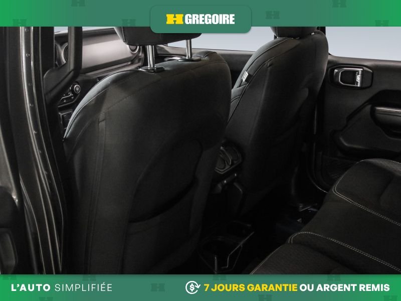 Jeep Wrangler SH0444 | Unlimited Sport 80th Anniversary 4WD AUTO A/C MAGS 2021 Gris Laval - photo #22