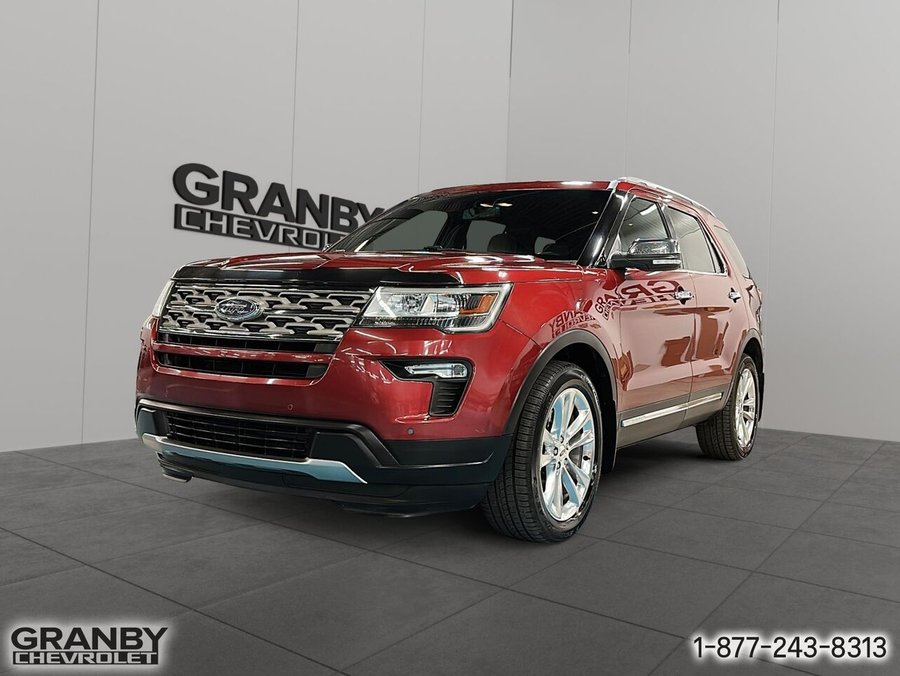 2018 Ford Explorer XLT, quatre roues motrices Red