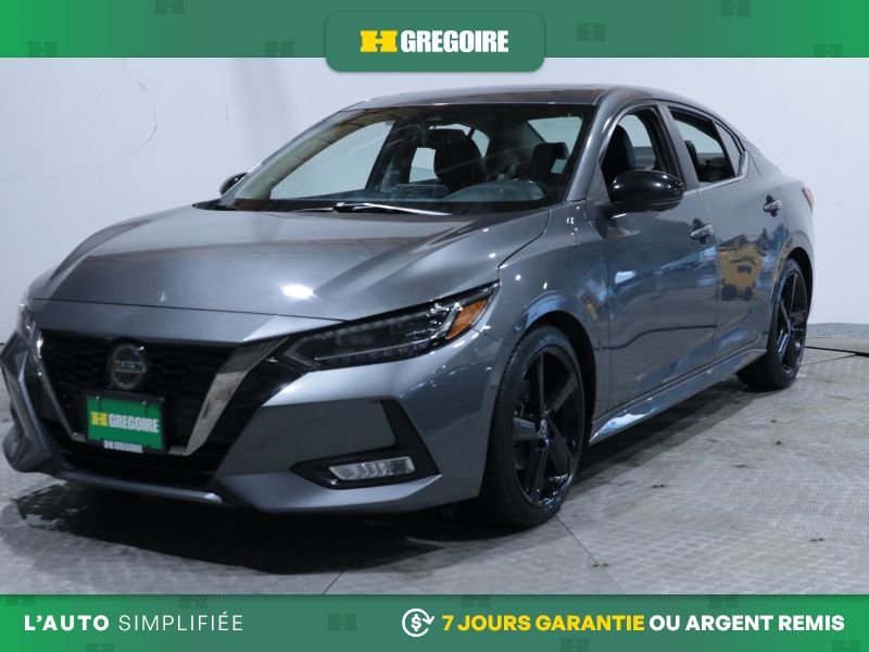 Nissan Sentra SR AUTO A/C CUIR TOIT GR ELECT MAGS CAM RECUL VLUE 2021 Gris