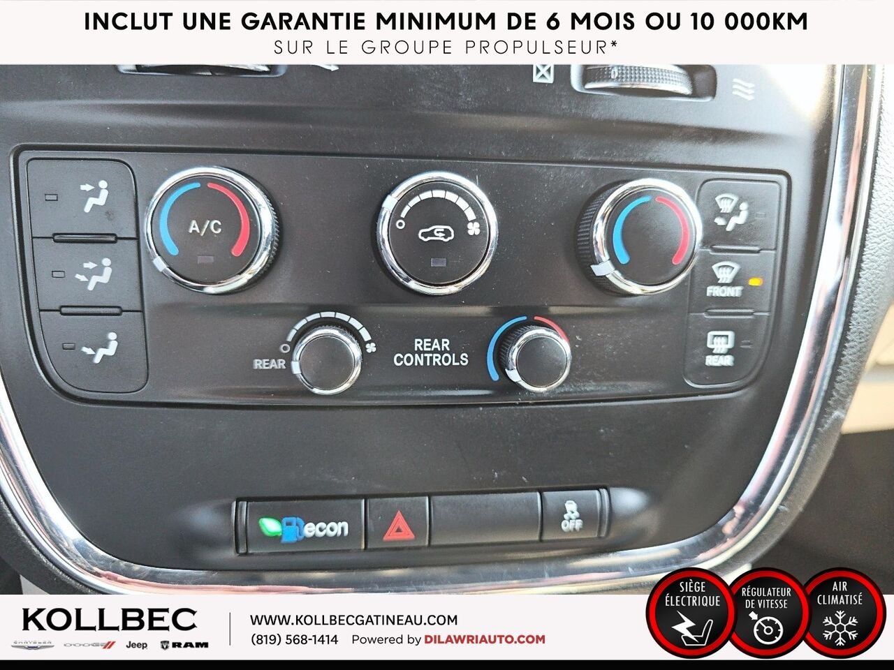 DODGE GRAND CARAVAN SXT Premium Plus 2017 Rouge Ottawa & Gatineau - photo #7