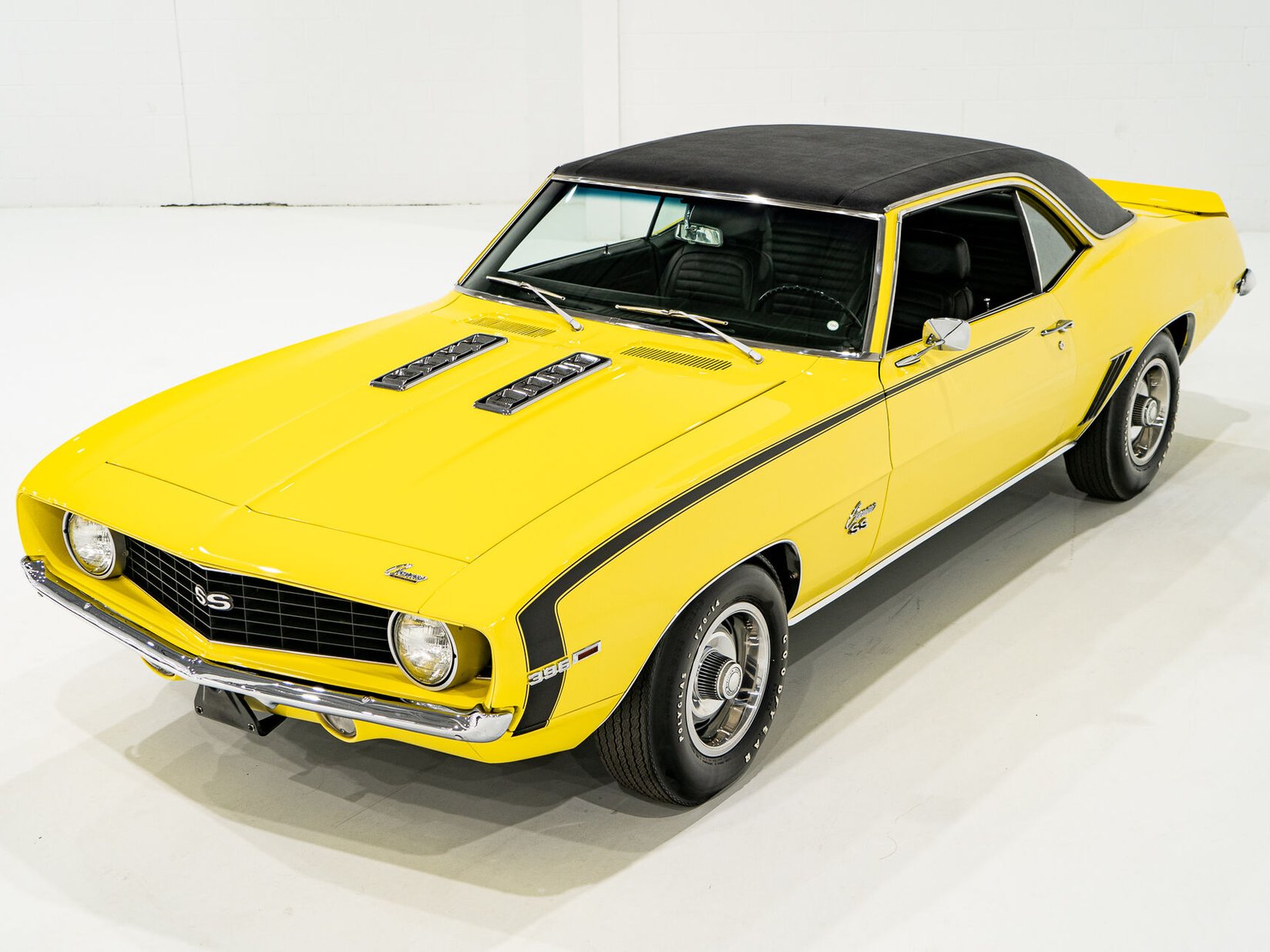 Chevrolet Camaro SS **PRIX EN USD** With factory A/C 1969 Jaune Montréal - photo #22
