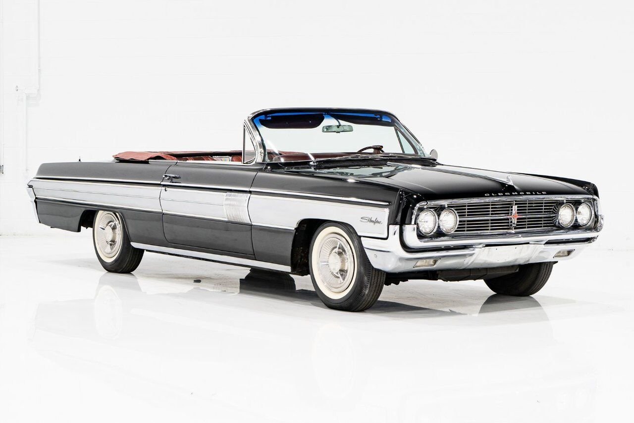 Oldsmobile Starfire Factory A/C. Single repaint and extensive ownership history **PRICE IN USD** 1962 Noir Montréal - photo #52