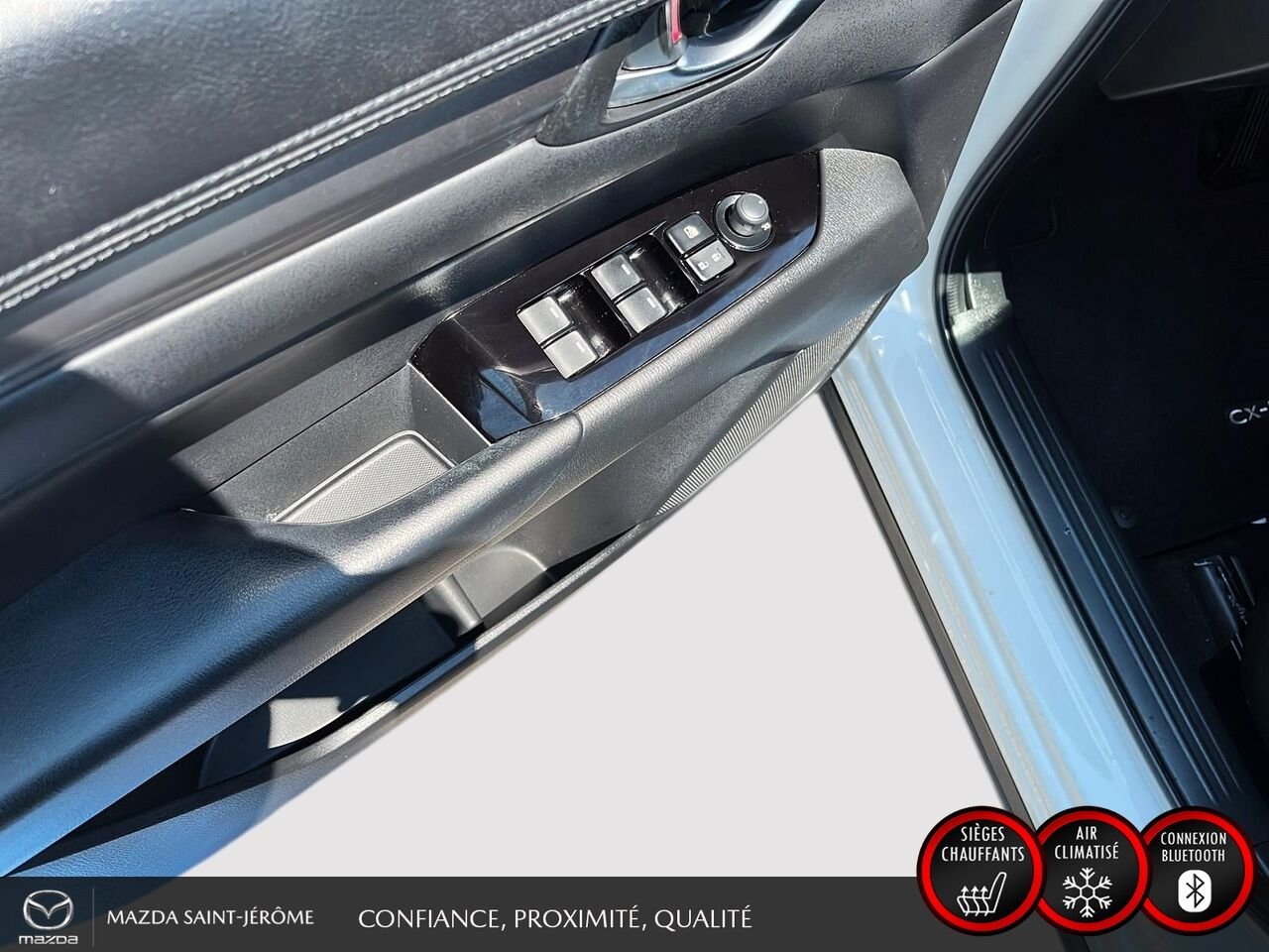 Mazda CX-5 GS LUXURY | TOIT OUVRANT | CUIR | AWD | 2023 Blanc Saint-Jérôme - photo #12
