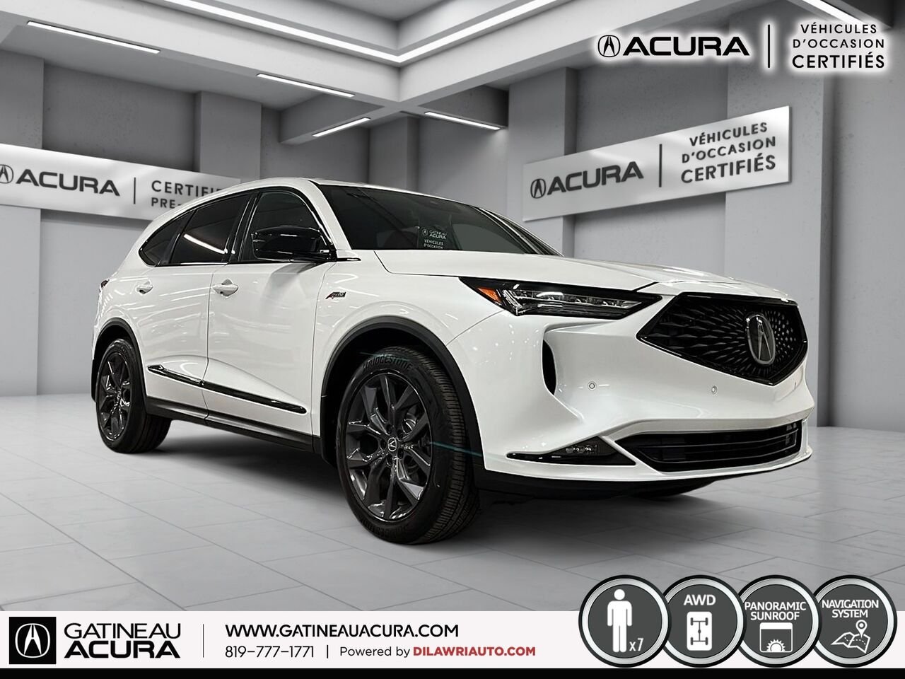 2023 Acura MDX A-Spec SH-AWD White Ottawa & Gatineau - photo #13