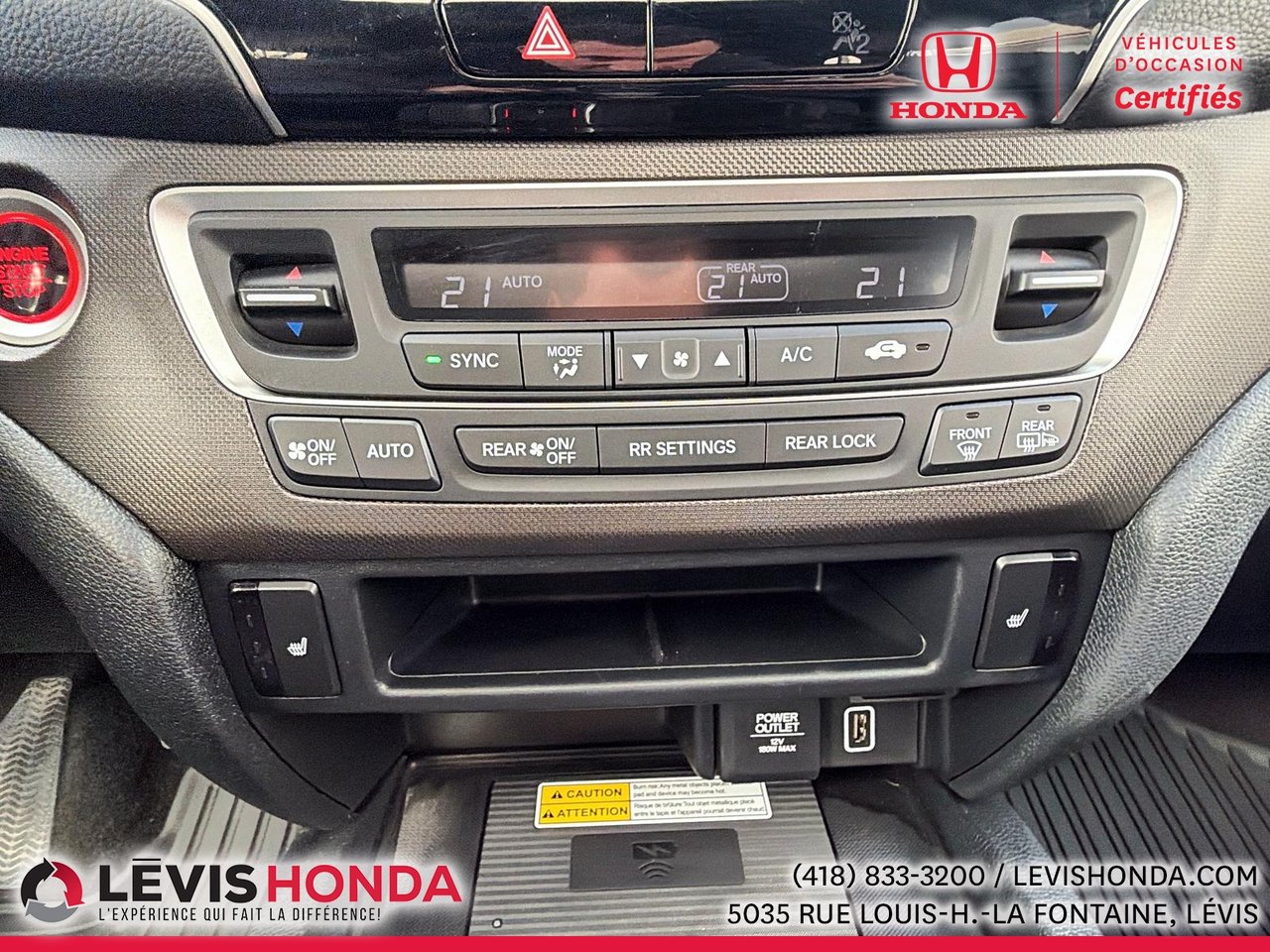 Honda Pilot TrailSport TI 2022 Blanc Lévis - photo #11