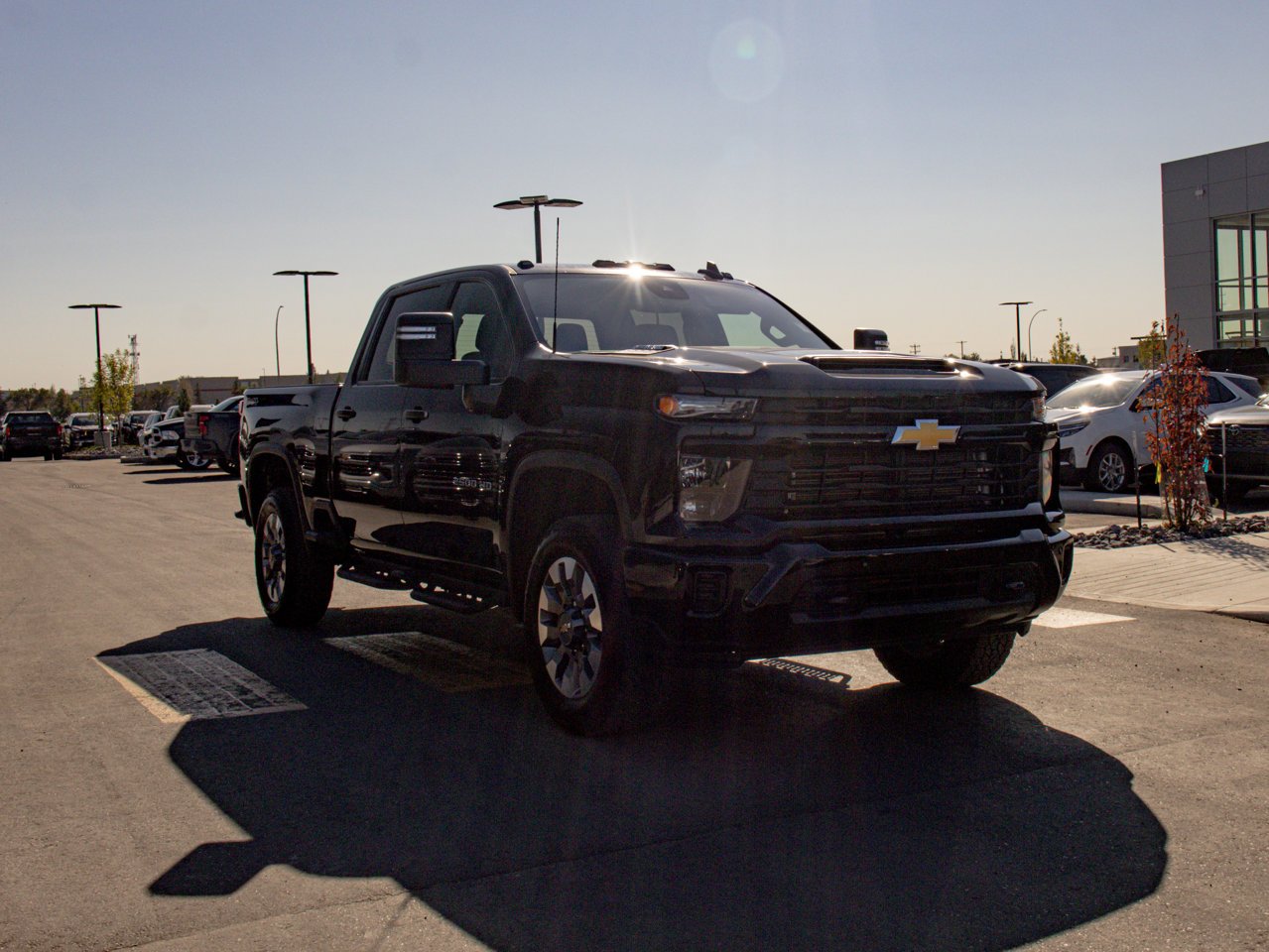 2025 Chevrolet Silverado 2500HD 4WD Crew Cab 159 Custom Black Sherwood Park - photo #13
