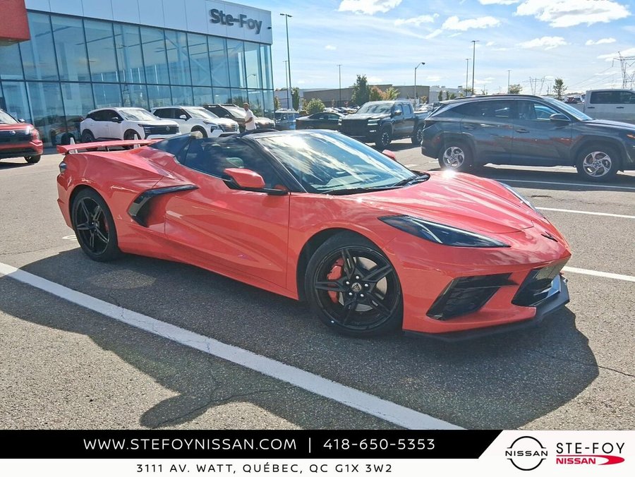 Chevrolet Corvette STINGRAY 1LT DECAPOTABLE Stingray cabriolet Z51 PERFORMANCE PACK 2025 Rouge