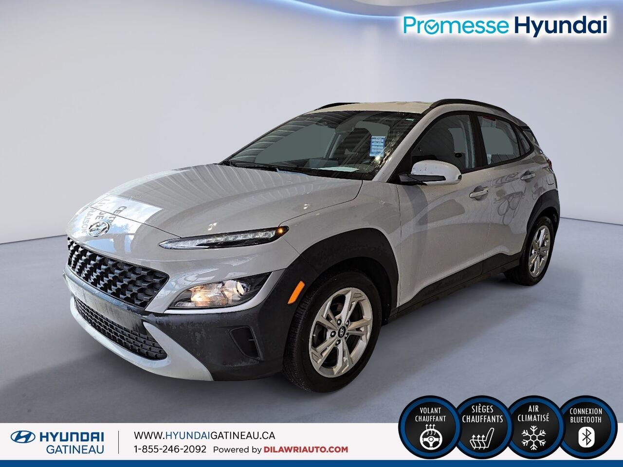 Hyundai Kona 2.0L Preferred TA*** sieges chauffants , volant chauffants, bas millage*** 2023 Noir Ottawa & Gatineau - photo #0