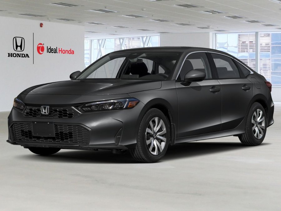 2026 HONDA Civic Sedan LX Crystal Black Pearl