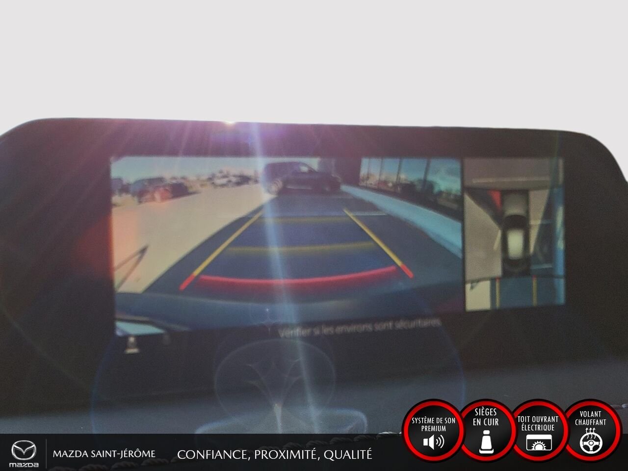 2023 Mazda CX-30 GT | 1 PROPRIÉTAIRE | JAMAIS ACCIDENTÉ | AWD | CUIR | TOIT OUVRANT | MAGS NOIR Red Saint-Jérôme - photo #19