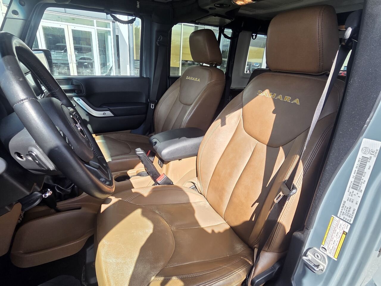 Jeep Wrangler Unlimited Sahara 2015 Gris Granby - photo #11