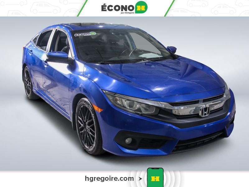 2016 Honda Civic Blue Saint-Eustache - photo #0