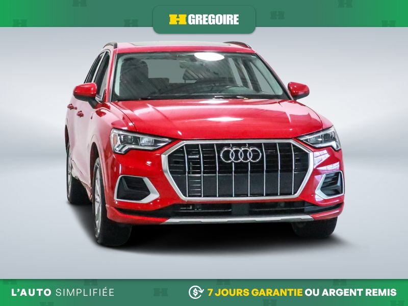 Audi Q3 Komfort CAM RECUL A/C CUIR TOIT OUVRANT AM/FM BLUE 2020 Rouge