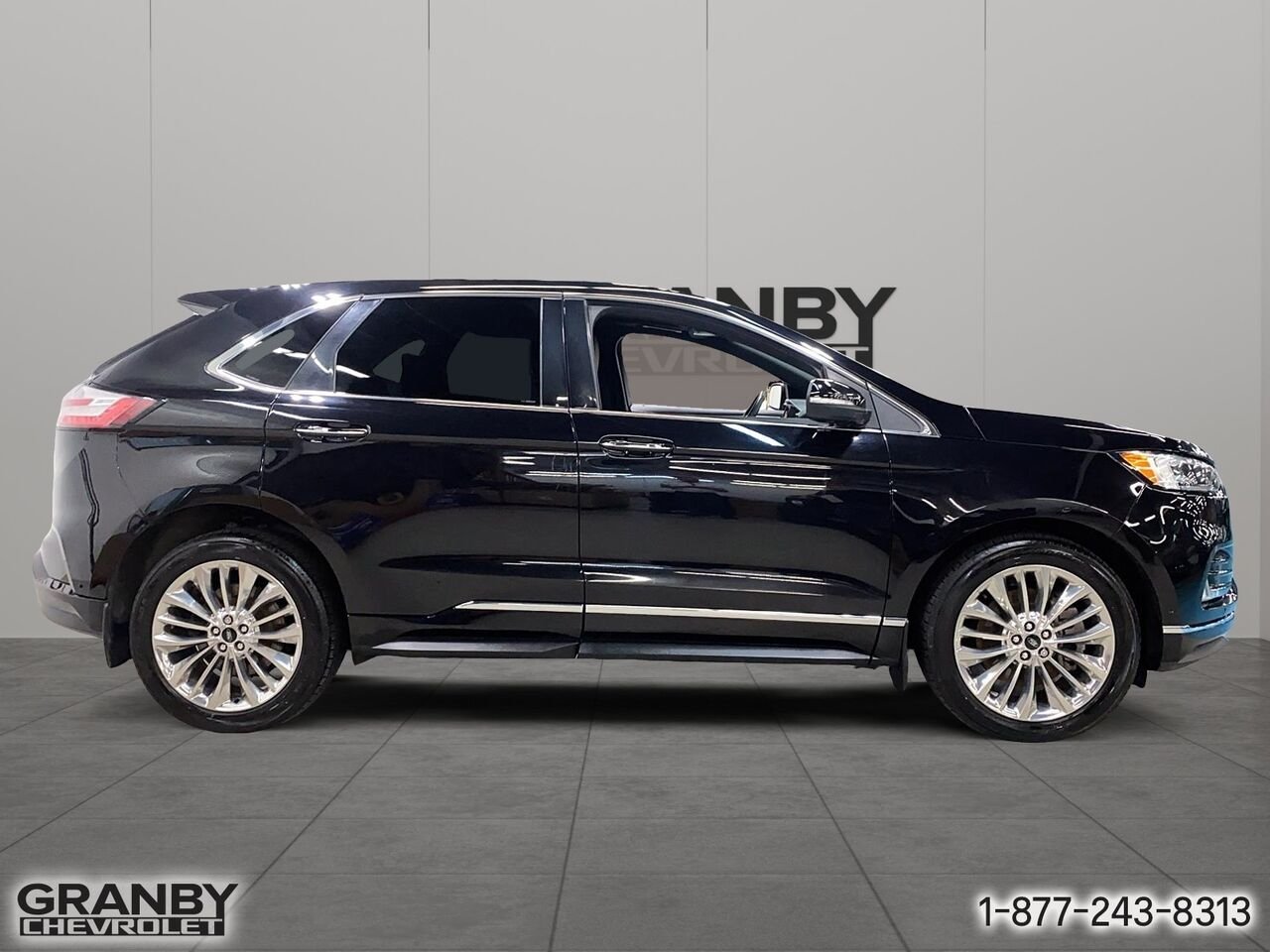 2021 Ford Edge Titanium TI | 26-0881A Black Granby - photo #3