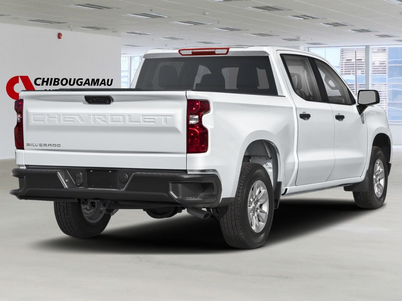 CHEVROLET Silverado 1500 K1500 SILVERADO CREW CAB CUSTOM STD/BOX (1CX) 2026 Blanc sommet Chibougamau - photo #2