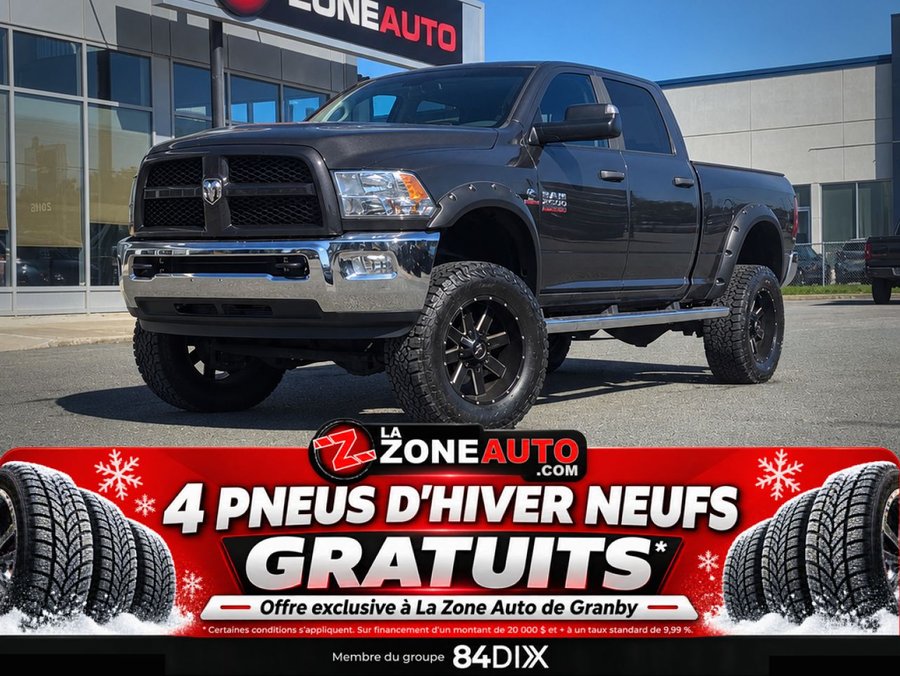 2015 Ram 2500 Cummins Turbo Diesel LIFT KIT + 17 180lbs de capacité de remorquage Grey