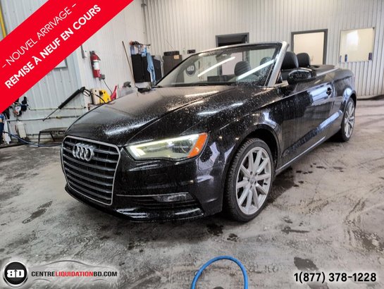 2015 Audi A3 2.0T Progressiv TSI QUATTRO CONVERTIBLE Black
