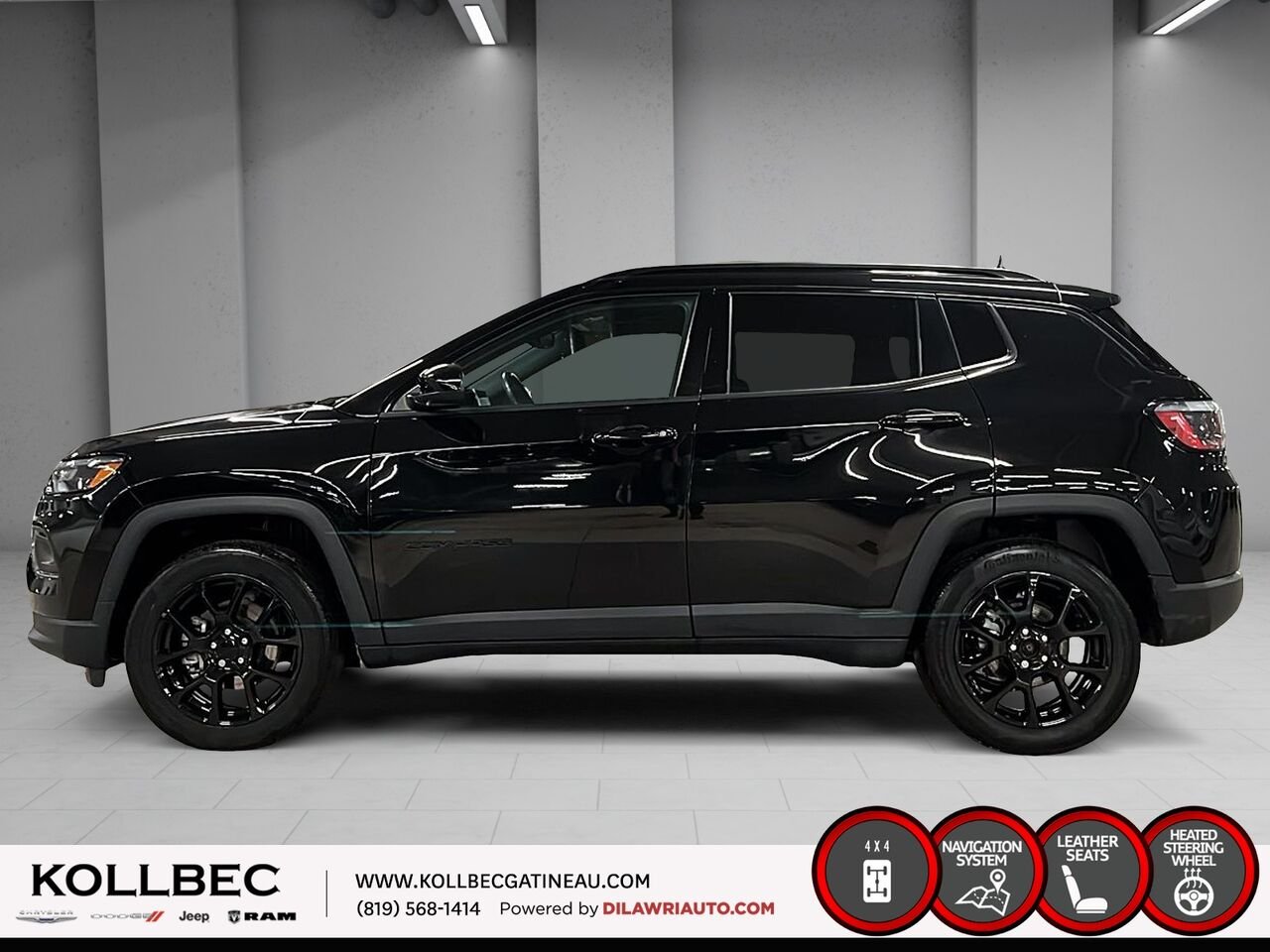 Jeep Compass 223280 | Altitude 4x4 2022 Couche nacrée cristal noir étincelant Gatineau - photo #18
