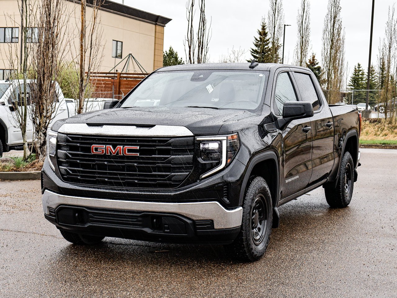 2024 GMC Sierra 1500 4WD Crew Cab 147 Pro Black Sherwood Park - photo #3