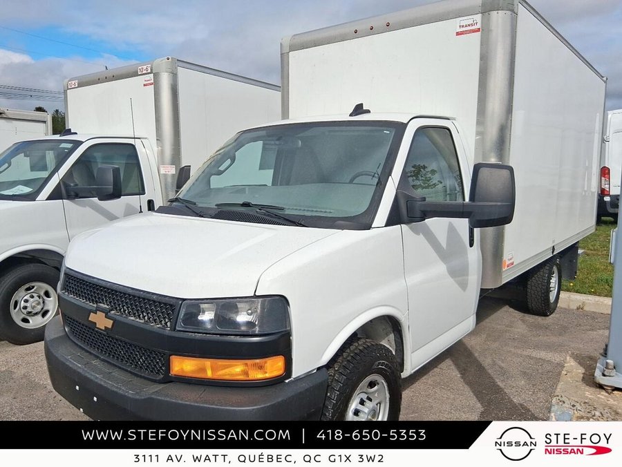 Chevrolet Fourgonnette commerciale tronquée Express 3500 fourgonnette 159 po 2025 Blanc