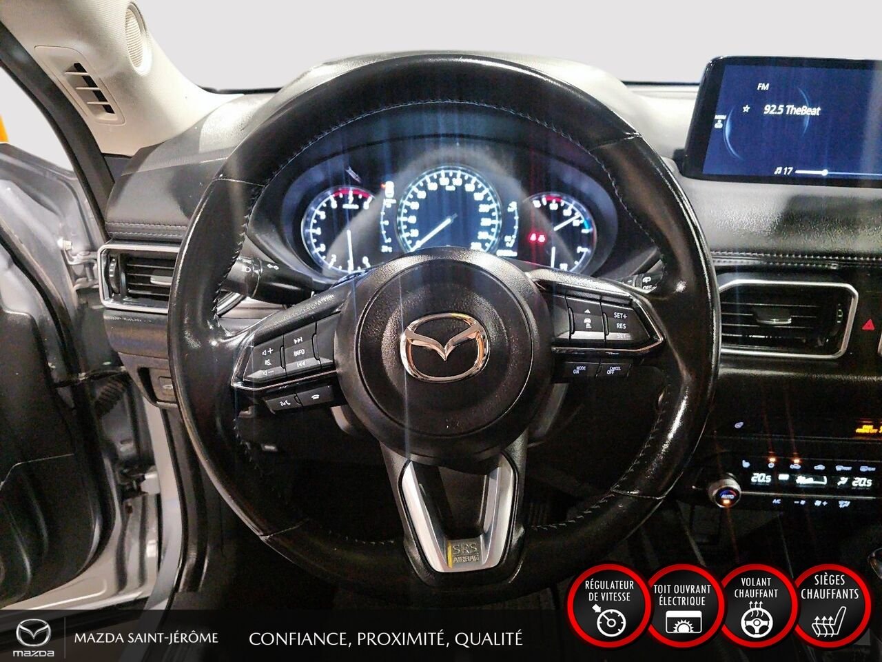 2023 Mazda CX-5 GS LUXURY | TOIT OUVRANT | CUIR | AWD | Silver Saint-Jérôme - photo #12