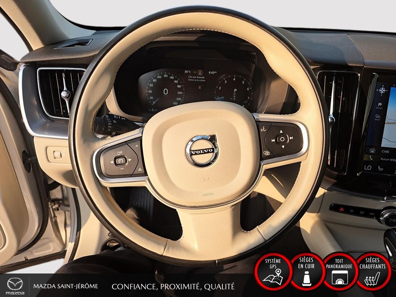Volvo XC60 2019 Gris Ste-Agathe des Monts - photo #12