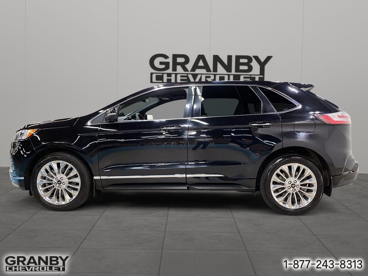 2021 Ford Edge Titanium TI | 26-0881A Black Granby - photo #7