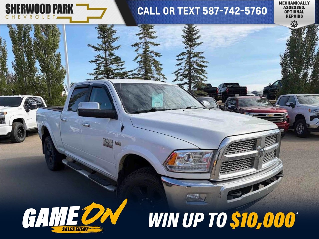 2015 Ram 2500 4WD Crew Cab 149 Laramie White Sherwood Park - photo #0