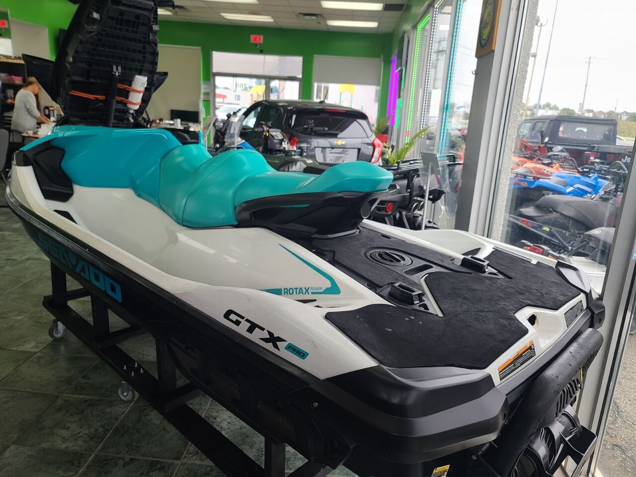 2021 SEA-DOO GTX PRO Blue  - photo #9