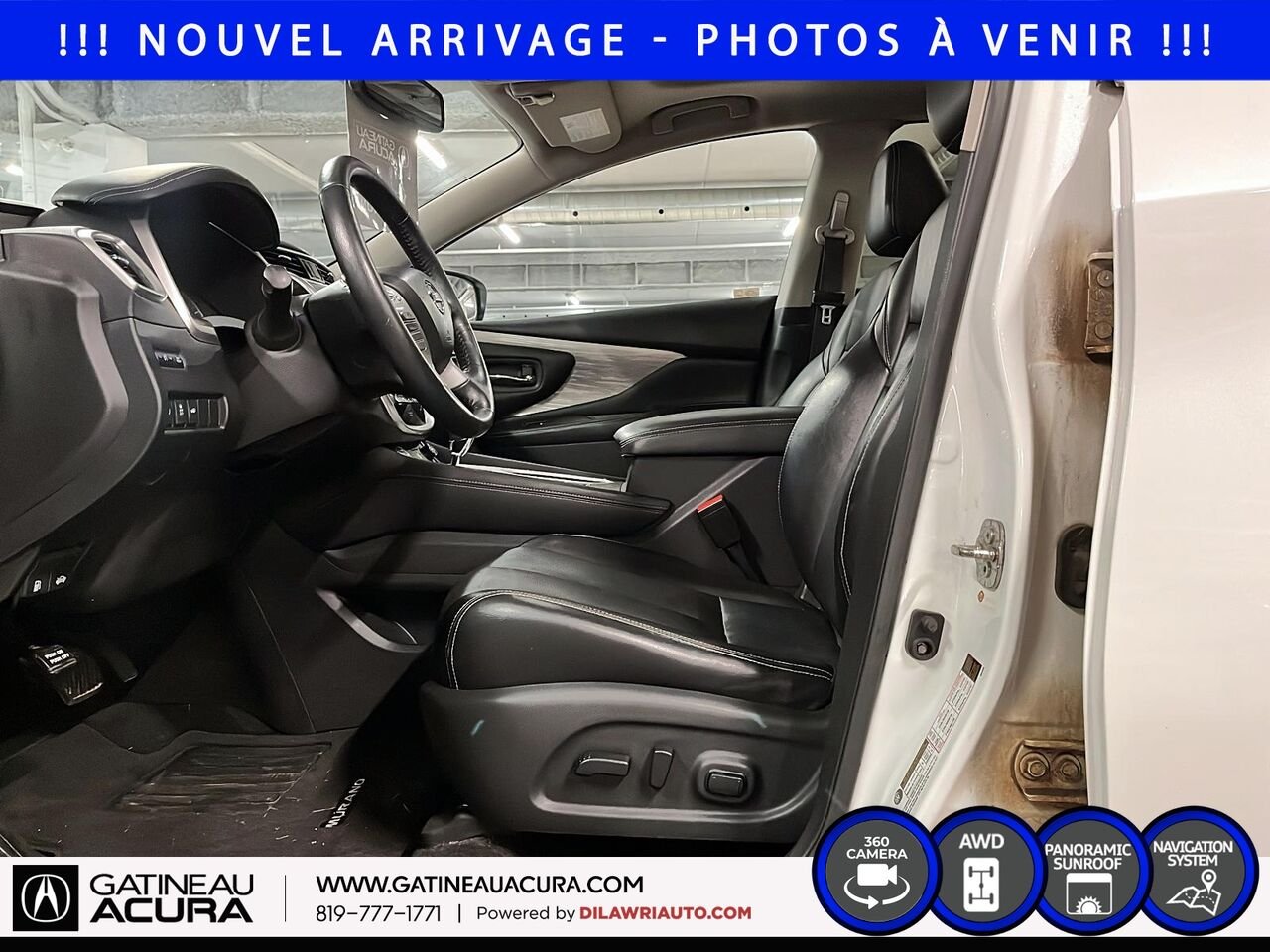 Nissan Murano SL AWD 2018 Blanc Ottawa & Gatineau - photo #9