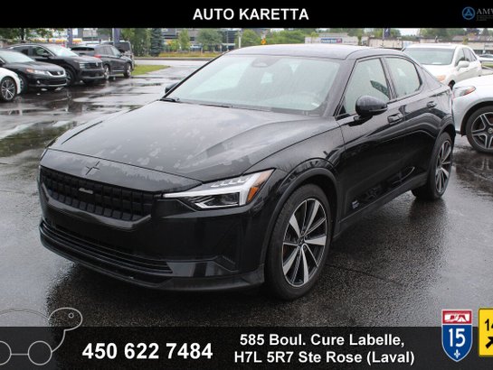 2022 Polestar 2 Long Range Dual motor AWD mags 19'' clean carfax Black
