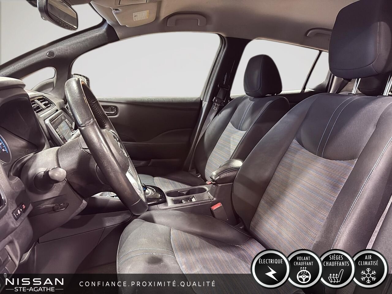 Nissan LEAF S à hayon 2019 Rouge Saint-Jérôme - photo #7