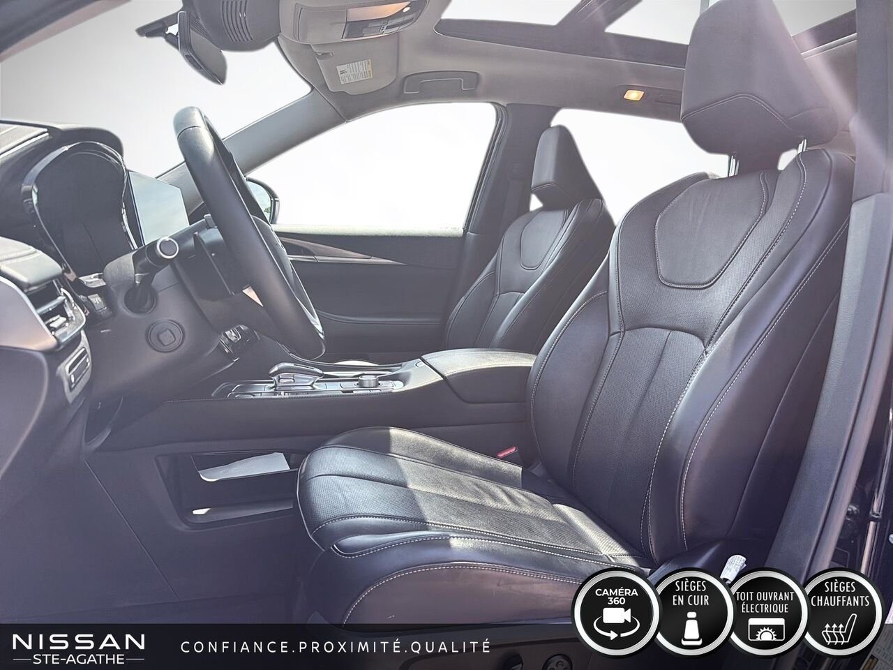 INFINITI QX60 LUXE | AWD | TOIT PANORAMIQUE | 7 PLACES | 2024 Noir Saint-Jérôme - photo #7