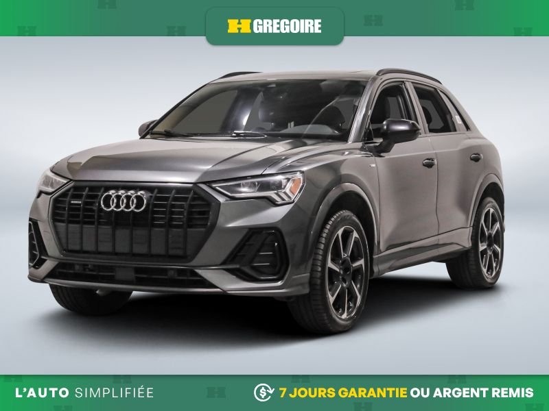 Audi Q3 Progressiv AWD AUTO AC CUIR TOIT MAGS CAM RECUL BL 2024 Gris