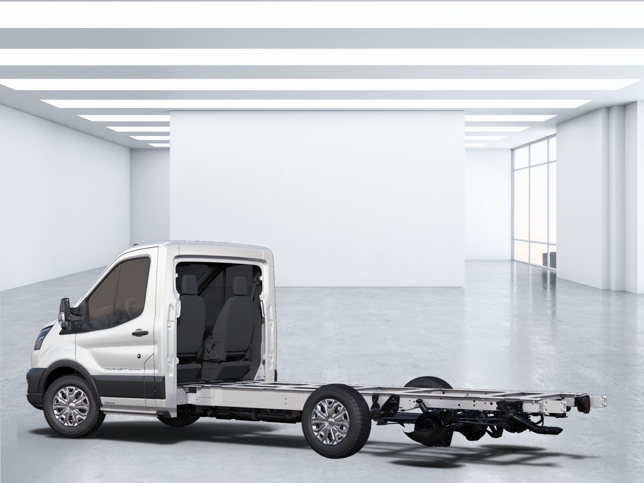 2025 Ford Transit Cutaway Oxford White Saint-Jérôme - photo #1