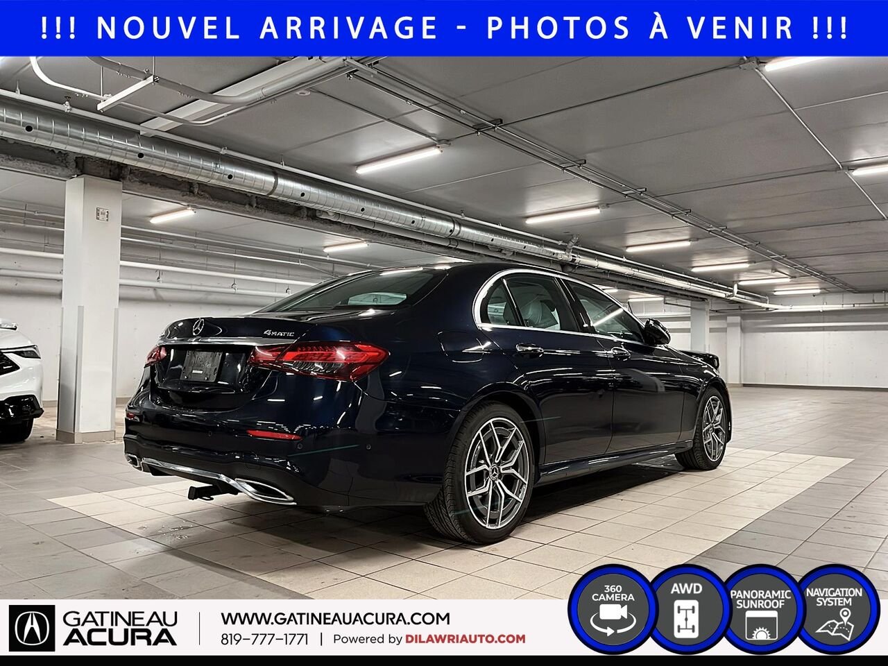 2021 Mercedes-Benz Classe-E E 450 4MATIC Blue Gatineau - photo #4