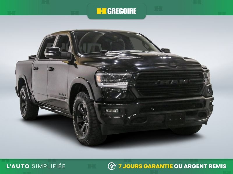 2022 Dodge Ram Laramie 4X4 AUTO A/C CUIR TOIT NAV MAGS CAM RECUL Black