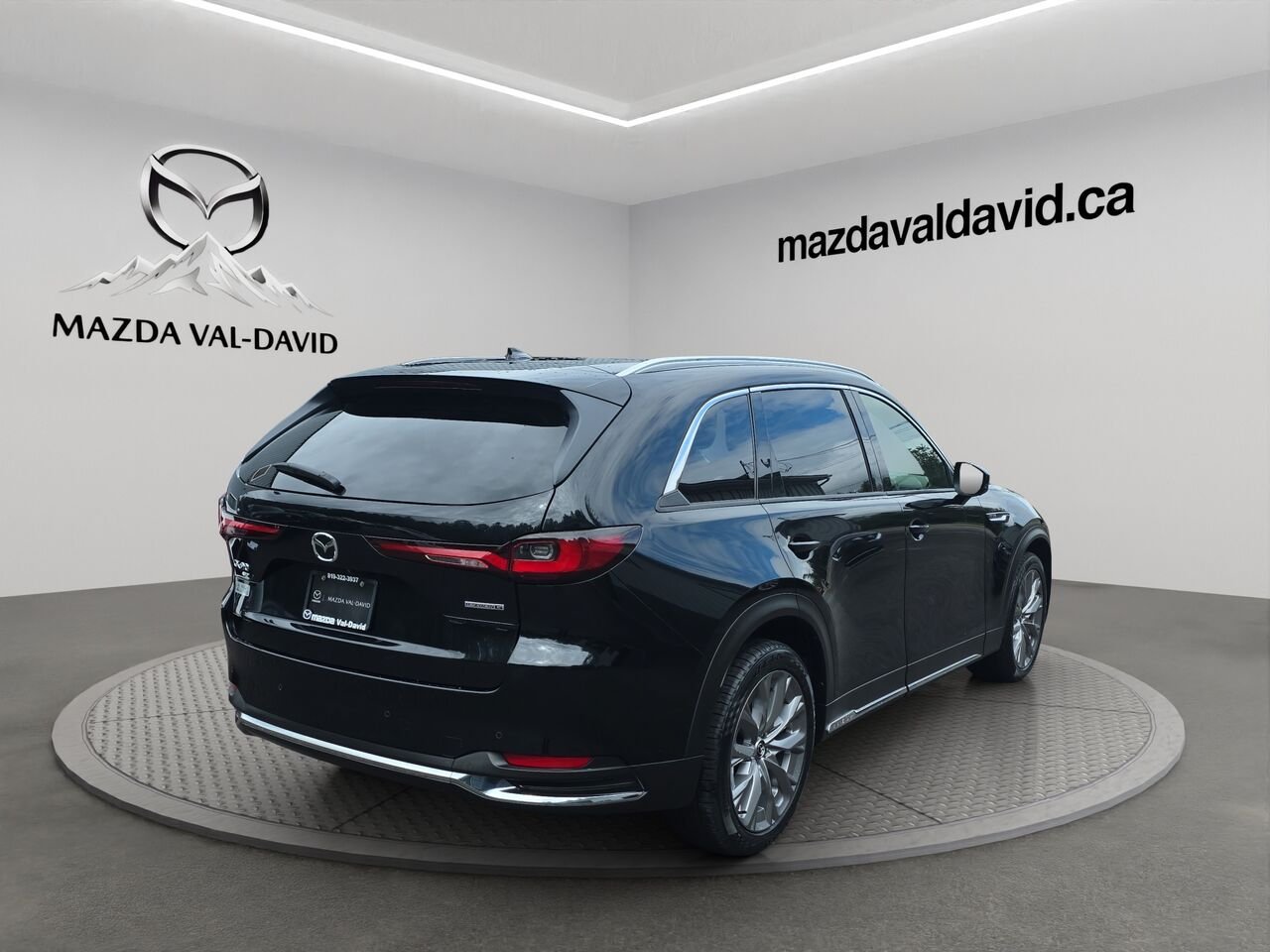 Mazda CX-90 hybride léger GT TI, 7PASSAGERS, SIEGE CHAUFFANTS AVANT ET ARRIÈRE, TOIT PANORAMIQUE 2025 Noir Val-David - photo #5