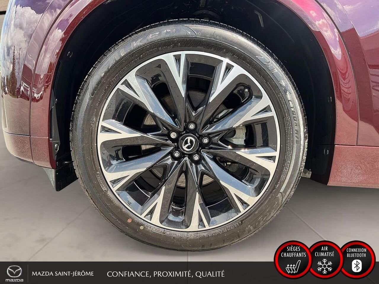 Mazda CX-90 hybride léger Signature | TOIT OUVRANT | CAMÉRA 360 | 2025 Rouge Saint-Jérôme - photo #11
