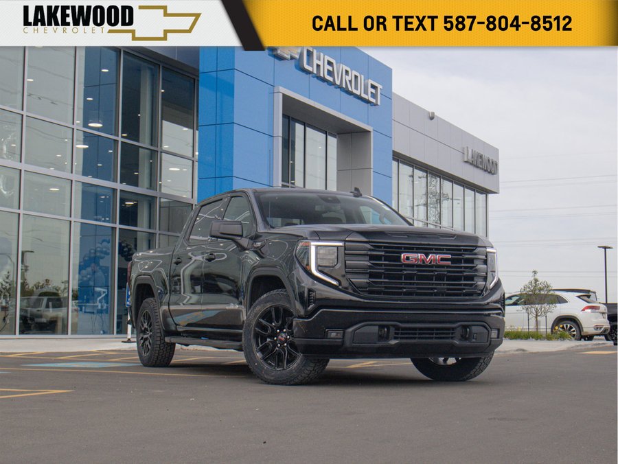 2024 GMC Sierra 1500 Elevation Black 3.0L Duramax | Heated Bucket Seats Black
